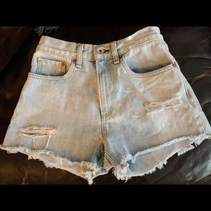 Rag & Bone distressed denim shorts